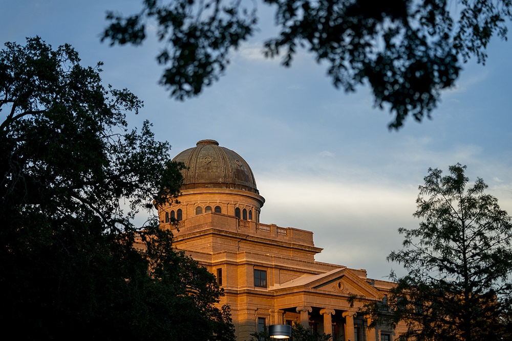 Sunset at the Academic Building